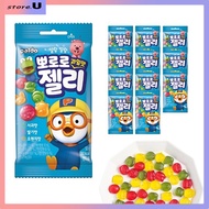 [Paldo] Pororo Fruit Jelly Gummy Gummi Jelly with Vitamin C, Calcium for Kids Korean Jelly Snack 53g