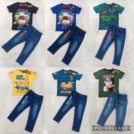 BORONG SET JALAN BUDAK SELUAR JEANS / SKIRT JEANS