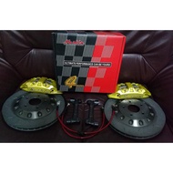 LEXUS RX350 06-09 NASHIN N3 SERIES 4POT 345M CALIPER KIT