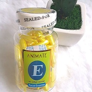 100% original Animate Vitamin E Facial Essence 60 Capsules – Vitamin E Softgel Serum for Soft, Smoot
