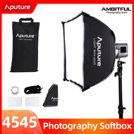 Aputure 4545 Softbox Bowen Mount Softbox with Honeycomb Grid for Photography Lighting Aputure Amaran