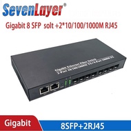 Fiber Optical Switch 8 SFP 2 1000M RJ45 Industrial Grade Gigabit Ethernet Switch Media Converter