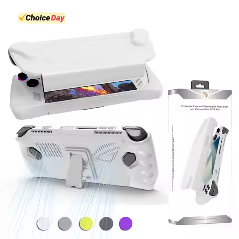 Protective Case Cover for Rog Ally Console Removable Front Cover With Kickstand Protective Shell Gam