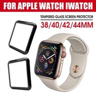 **包郵** 44mm Apple watch 2/3/4/5/6代手錶保護膜 全屏曲面鋼化膜 iwatch 3D熱彎PMMA曲面膜 水凝全螢幕保護鋼化膜