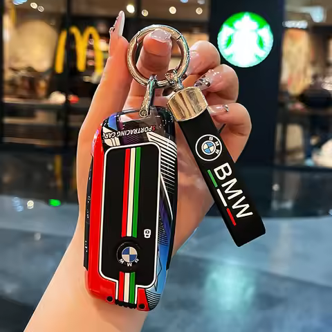 For BMW I7 X7 G07 LCI IX I20 X1 U11 7 Series G70 G09 XM U06 G81 M3 2023 TPU Car Key Case Cover Shell