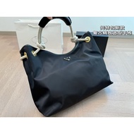 Nylon Cloth Women 2025 New Style Texture Chain Large Capacity Tote Bag One Shoulder Commuter Bag 1Bc