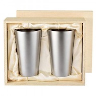 朝日 鈦合金雙層保溫杯 240mL 2入組 TW-6