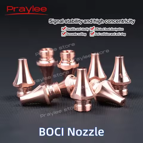 Fiber Laser Cutting Nozzle D11 H19 M8 Single Double Layer Caliber 1.0-5.0mm For BOCI Laser Cutting H
