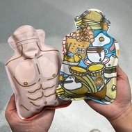 手掌形暖水袋 - 肌肉男/港式早餐