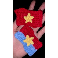 (Hard Form) National flag/Vietnam flag made of wool as a gift April 30, September 2 [handmade]