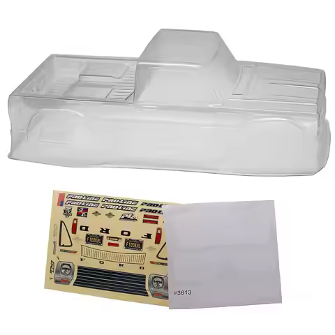 12.3inch 313mm Wheelbase Clear Pickup Body Shell Kit For 1/10 Rc Crawler Trx4 Axial Scx10 Ii 90046 R
