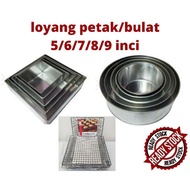 Loyang Bulat loyang Petak Redai Kek Marble Cooling Rack Loyang 8inci Loyang 6inci Loyang Kek Loyang 