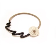 抽象蒲公英鉤針管項圈項鍊 Wrapped Bloom