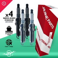 Genuine Toyota 90919-01297 (@4pcs) FC20HR-Q8 M20A-FKS 2.0L Iridium Spark Plugs