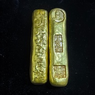 new Antique Grading Ming Dynasty Gold Bar Grading Box Gold Bar Grading Box Gilded Gold Ingot Crafts 
