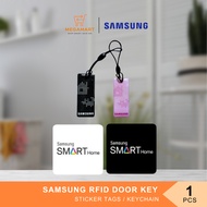 [MegaMart.sg] ☀ Samsung Digital Door Lock RFID Sticker Tag Keychain Key Tags Key 13.56MHz