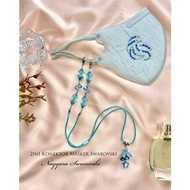 2in1 Swarovski Austria Mask Necklace Connector