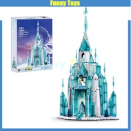 Frozen Series 43197 The Ice Castle building block assembly ornaments children's educational toys adu