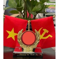 Van Mile Binh An Car Carpet Decoration Flag Set - office desk decoration