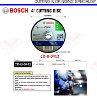 BOSCH BRAND 4'' CUTTING DISC CDB0412