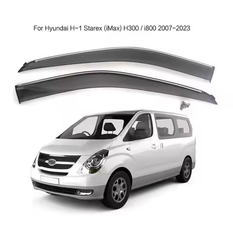 For Hyundai H-1 Starex H300 i800 Thickened Window Visor Rain Guard 2Pcs Body Kit Accessories