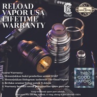 Spesial Reload 26 Rta Authentic From Reload Vapor Usa