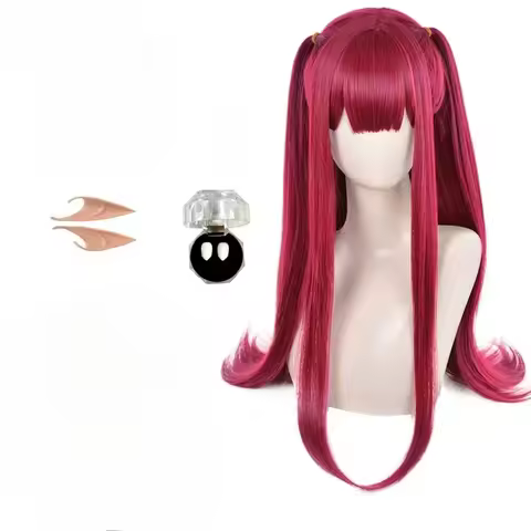 My Dress-Up Darling Rizu Kyun Cosplay Rose Red Kitagawa Marin Devil Party Wigs Anime Marin Kitagawa 