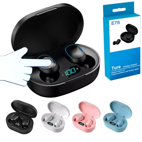 Wireless Earphones Bluetooth-compatibleV 5.0 Wireless Earbuds In Ear Sports Headset E7S TWS Handsfre