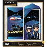 SAMPUL RAYA 2020 ~ POLICE OFFICER | Money Packet Raya |  Angpow | Borong Sampul Duit Raya Murah Cantik