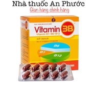 VITAMIN 3B PHUC VINH Helps supplement and prevent Vitamin B1, B6, B12 deficiency for the body Box of
