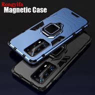 For Huawei P40 Mate 30 20 P30 Pro Lite Nova 7i Nova 5T 6 4G 5G Honor 20 Lite Case Finger Ring Holder Car magnetic Back Cover