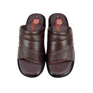 Dép Nam Quai Ngang Đế Cao Trung niên Da bò thật Cậu Chủ DC26 đế nhẹ