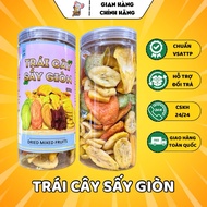 Crispy Dried Mixed Fruits and Vegetables - 300g Can - Snacks