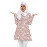 Aqeela Muslimah Wear Basic Muslimah T-Shirt -Brown (aq999b)