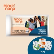 Nino Nana Travel Pack Tape Diapers - Sample