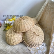 TUDUNG SAJI COMEL//TUDUNG SAJI ROTAN MURAH//CUTE SMALL RATTAN FOOD COVER(ROUND)