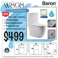 Baron W898 (Tornado Flushing) with Installation