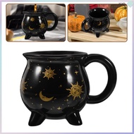 Novelty Witch Mug Ceramic Cauldron Mug Coffee Cup Ceramic Cauldron Cup Halloween Decor