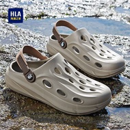 HLA/Hailan House Men's Shoes 2024 Spring Summer Trendy Casual Breathable Hole Comfortable Toe-Covere