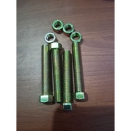 12 bolts, nuts, m8, key 12 (length variants 2.5cm to 7cm) per (1 piece)