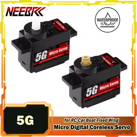NEEBRC 5g Mini Digital Coreless Servo Plastic/Metal Gear Waterproof Motor for RC Car WLtoys K989 K96