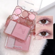 Xiaoyumi 8-color Sweet Powder Blusher Eye Shadow Highlight Earth Plate Eye Shadow Color Color O6c7