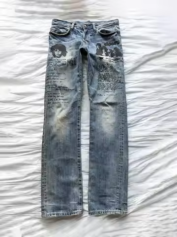 Hysteric glamour hysterical rivet rock style jeans