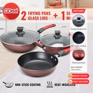 GDeal Set of 5 Non Stick Cookware Periuk Tidak Melekat (CW-7101)