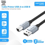 VENTION CTTHI USB 2.0 A Male to USB B Print Male Printer Cable 3 Meter Scanner Speedy Aluminum Alloy