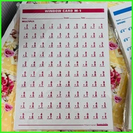 ✝ ☫ ◲ WINDOW CARDS A-1,S-1,M-1,D-1,A-2,S-2,M-2, D-2,A-3,S-3,M-3, D-3,A-4,S-4,M-4,D-4 (SOLD PER SET