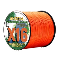 GHOTDA 300M X16 Braided Fishing Line 100% PE Zero Stretch Super Strong Sea Saltwater Line PE Fishing