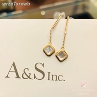 ◊﹍NOJESS Spring 10K Square Vintage Crystal Stud Earrings soso Rabbit Japan purchasing