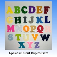 5cm Flannel Capital Letter Application