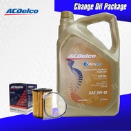 ACDelco Fully Synthetic 5W-40 Oil Change Package for Chevrolet Captiva Diesel ( 2007 - 2011 )
